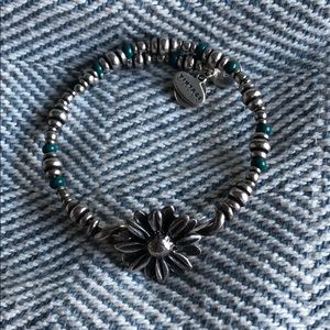 Alex and Ani flower bracelet